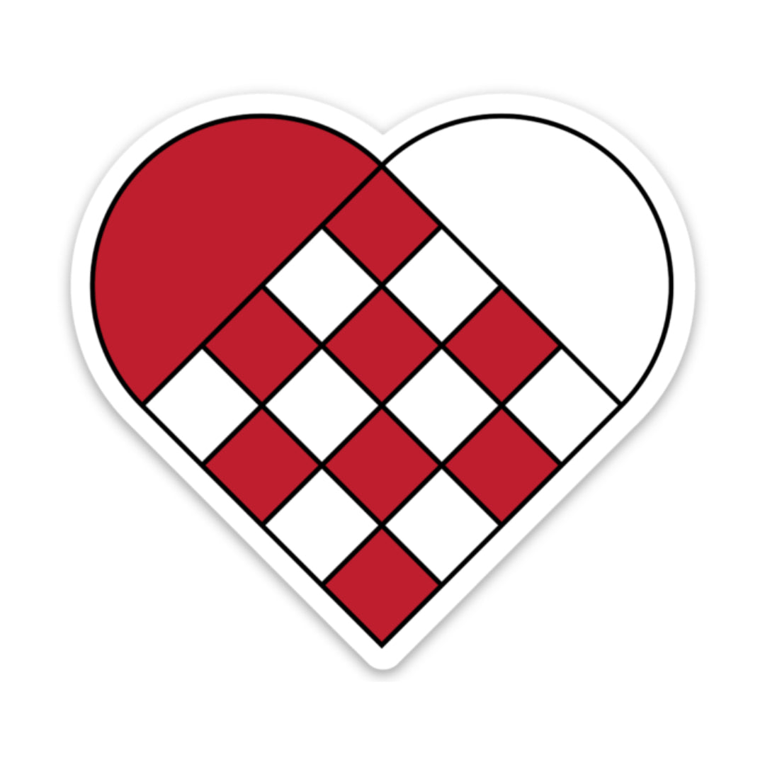 Jul Heart Sticker Scandinavian Design Studio
