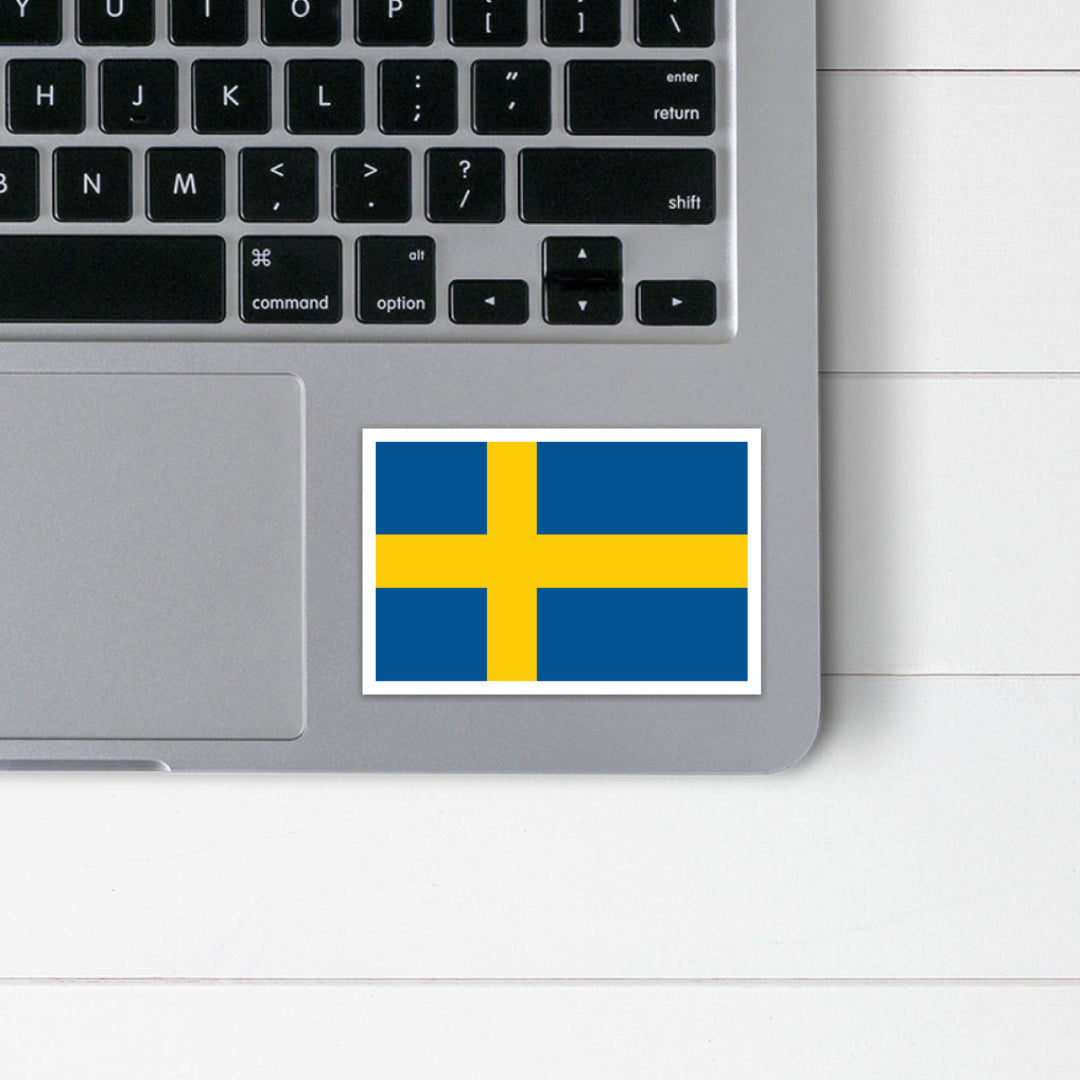Swedish Flag Sticker Scandinavian Design Studio