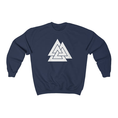 Valknut Sweatshirt Navy / S - Scandinavian Design Studio