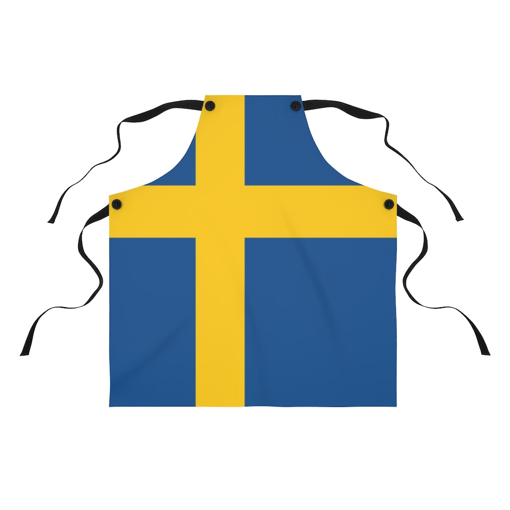 Swedish Flag Apron Scandinavian Design Studio