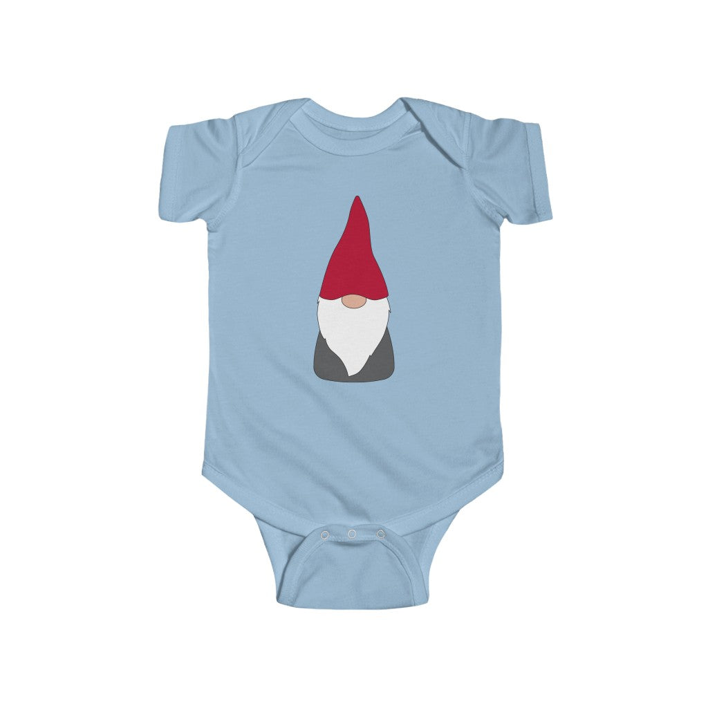 Red Hat Gnome Baby Bodysuit Scandinavian Design Studio