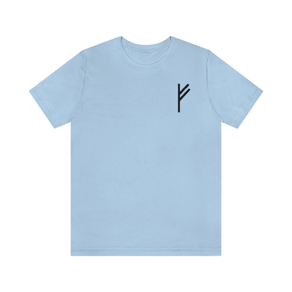 Fehu (Wealth) Viking Rune Unisex T-Shirt Scandinavian Design Studio