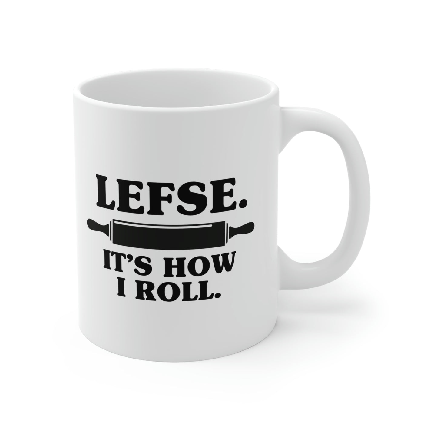 Lefse It's How I Roll Mug Scandinavian Design Studio