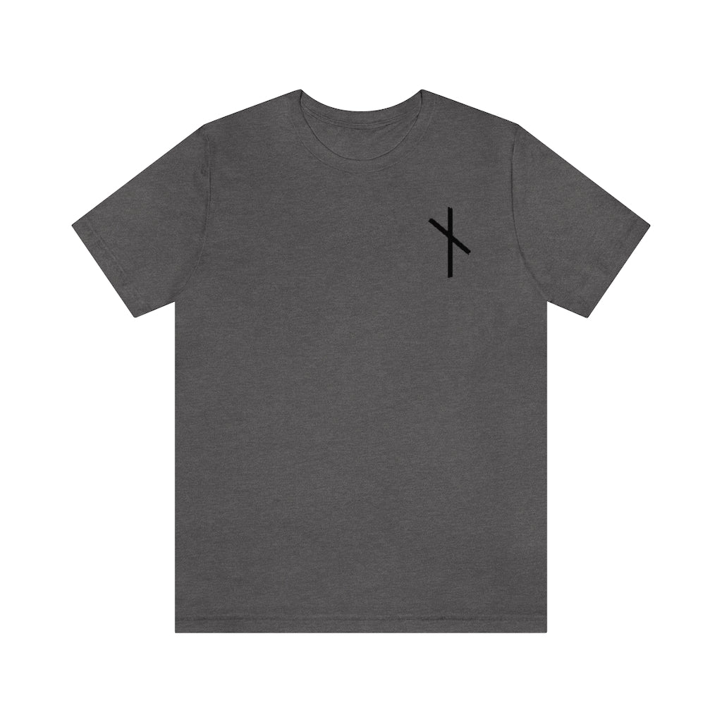 Nauthiz (Need) Viking Rune Unisex T-Shirt Scandinavian Design Studio