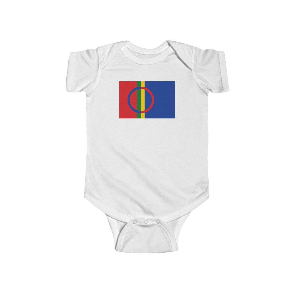 Sami Flag Baby Bodysuit Scandinavian Design Studio
