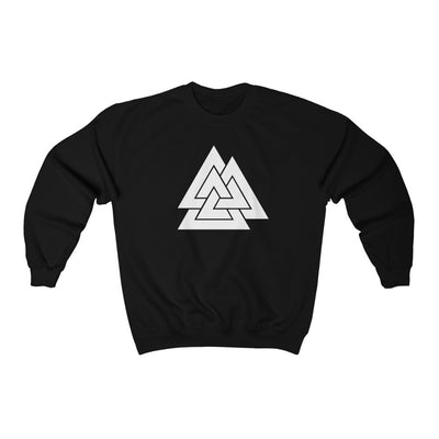 Valknut Sweatshirt Black / S - Scandinavian Design Studio