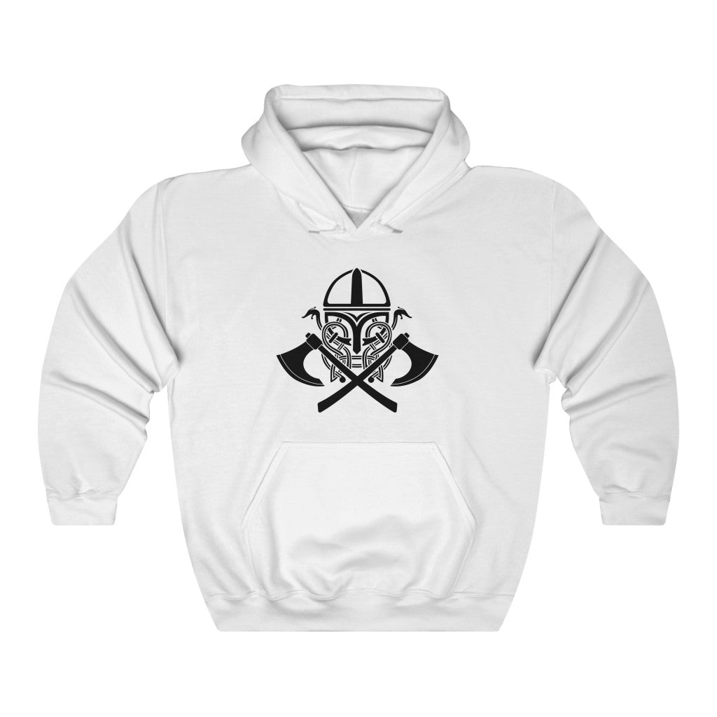 Viking Battle Gear Hooded Sweatshirt Scandinavian Design Studio