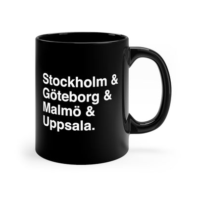 Cities Of Sweden Mug Scandinavian Design Studio