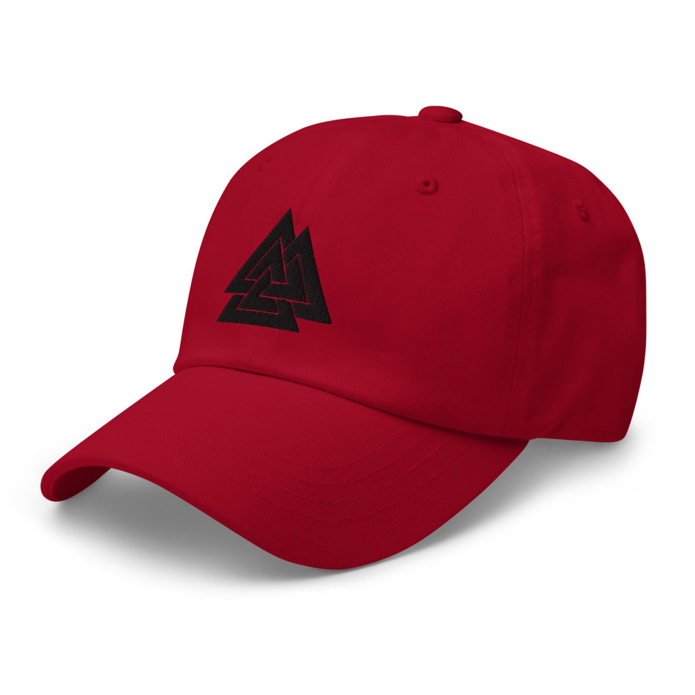 Valknut Embroidered Hat Scandinavian Design Studio