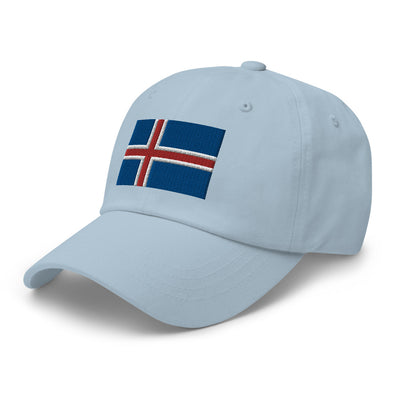 Icelandic Flag Embroidered Hat Scandinavian Design Studio