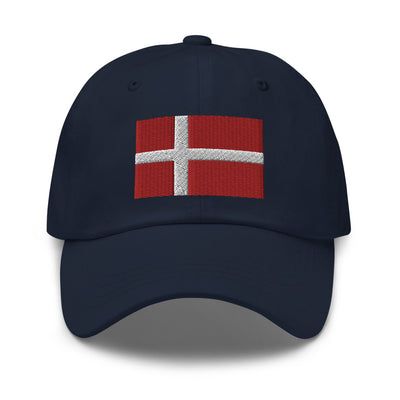 Danish Flag Embroidered Hat Scandinavian Design Studio