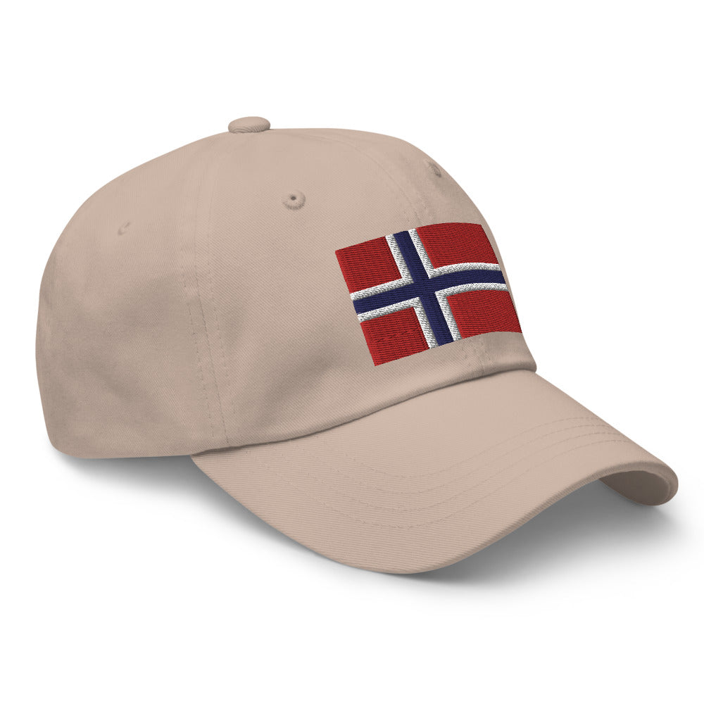 Norwegian Flag Embroidered Hat Scandinavian Design Studio