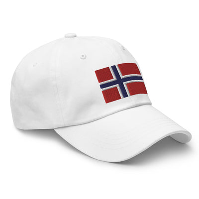 Norwegian Flag Embroidered Hat Scandinavian Design Studio