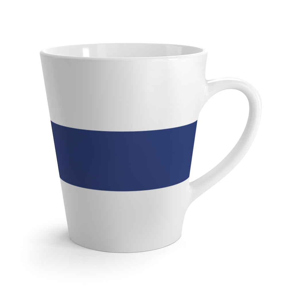 Finnish Flag Latte Mug Scandinavian Design Studio