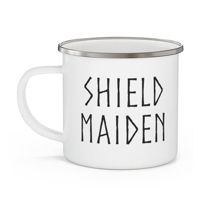 Shield Maiden Enamel Camping Mug Scandinavian Design Studio