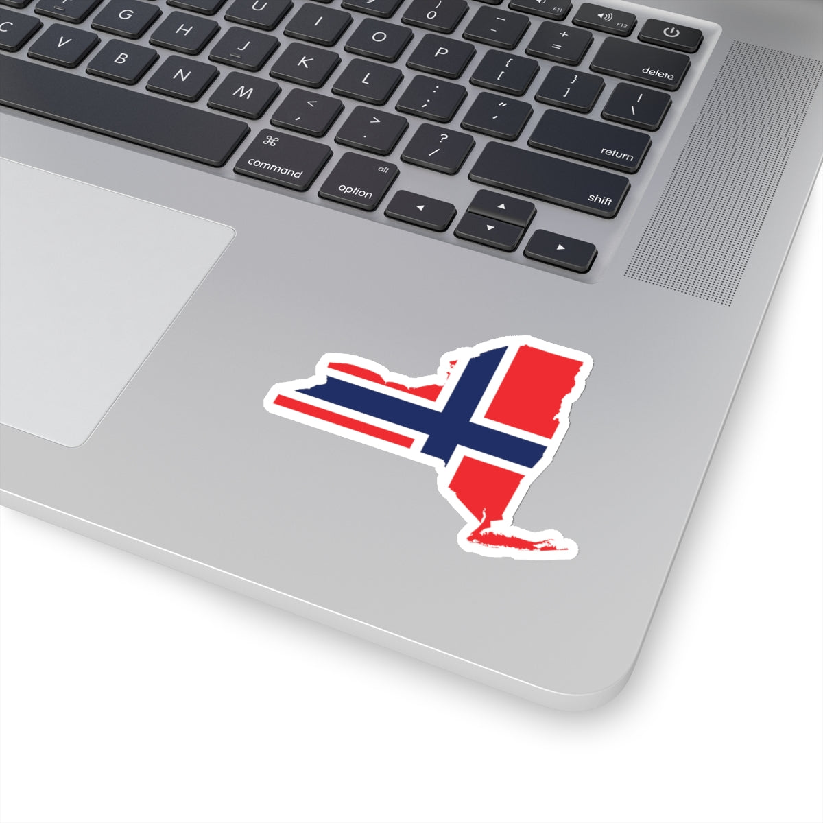 New York Norwegian Flag Sticker Scandinavian Design Studio
