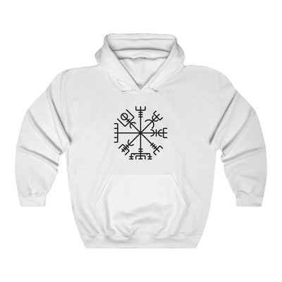 Vegvisir Viking Compass Hooded Sweatshirt Scandinavian Design Studio