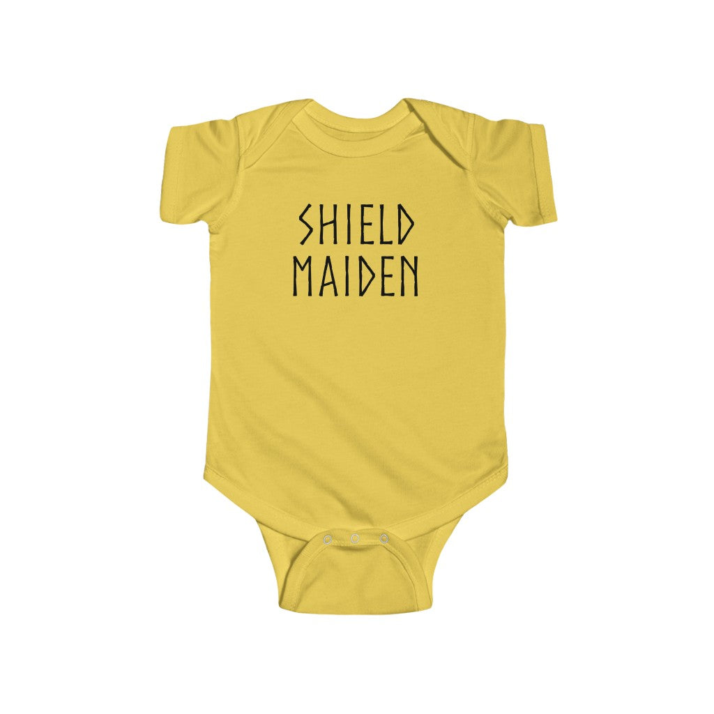 Shield Maiden Baby Bodysuit Scandinavian Design Studio