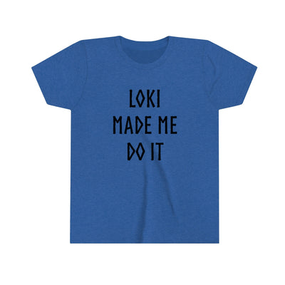 Loki Made Me Do It Kids T-Shirt Scandinavian Design Studio