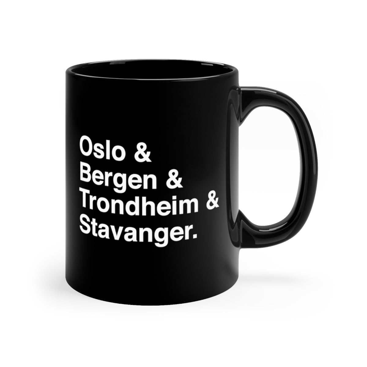 Cities Of Norway Mug Scandinavian Design Studio