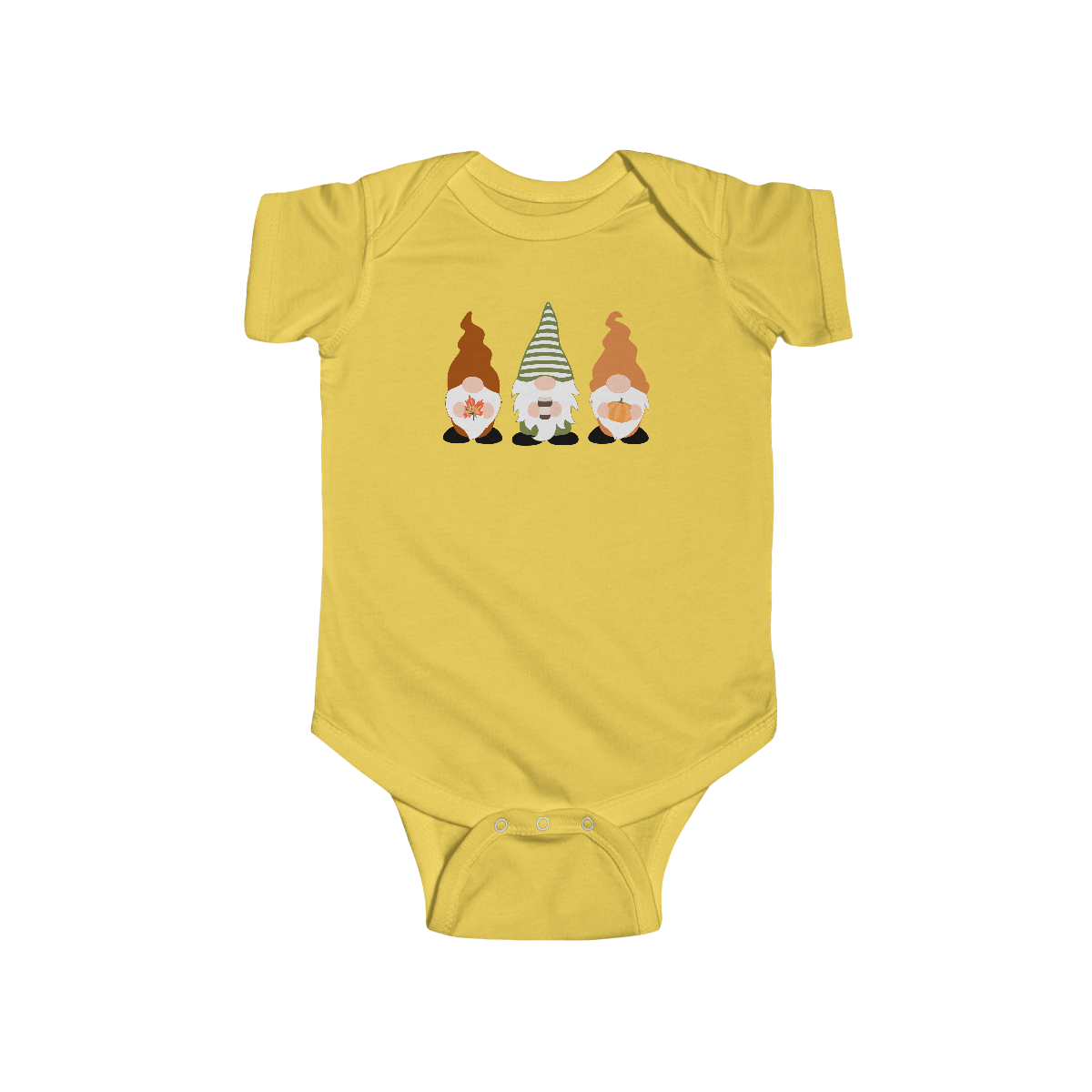 Fall Gnomes Baby Bodysuit Scandinavian Design Studio