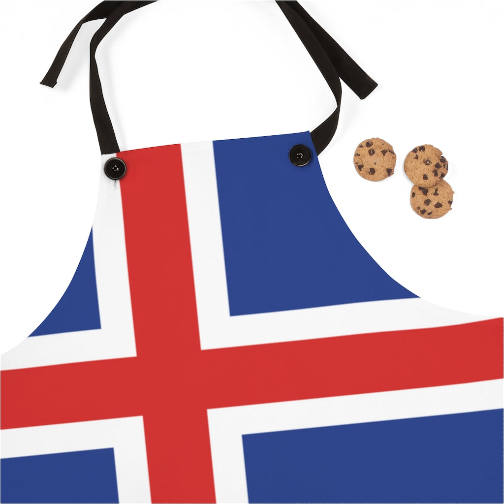 Icelandic Flag Apron Scandinavian Design Studio