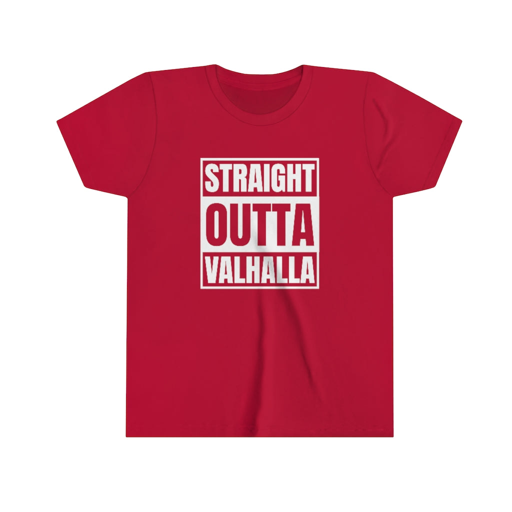 Straight Outta Valhalla Kids T-Shirt Scandinavian Design Studio