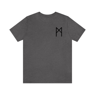 Mannaz (Mankind) Viking Rune Unisex T-Shirt Scandinavian Design Studio