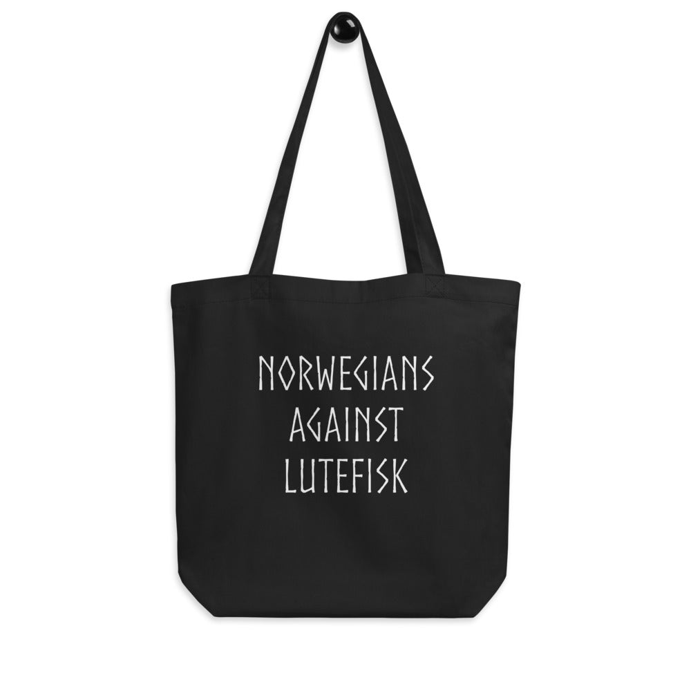 Norwegians Against Lutefisk Eco Tote Bag Scandinavian Design Studio