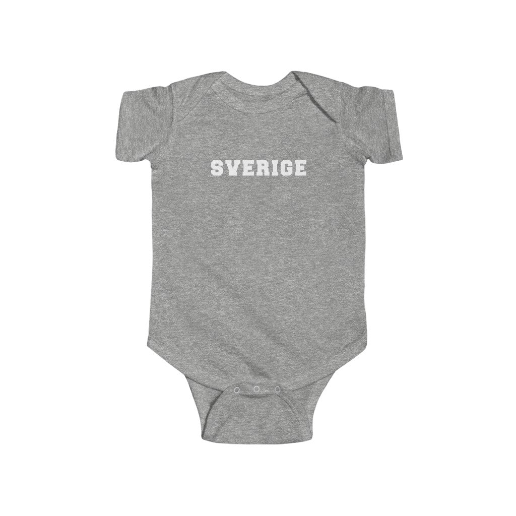 Sverige Baby Bodysuit Scandinavian Design Studio