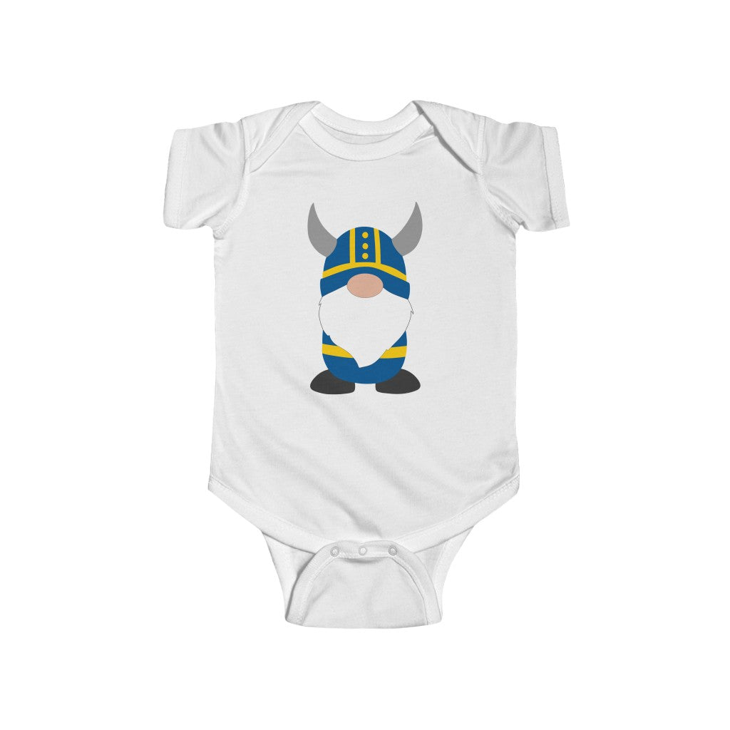 Swedish Viking Boy Gnome Baby Bodysuit Scandinavian Design Studio