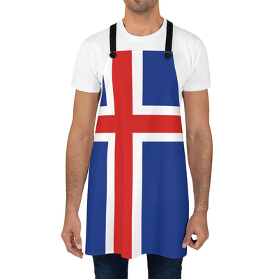 Icelandic Flag Apron Scandinavian Design Studio