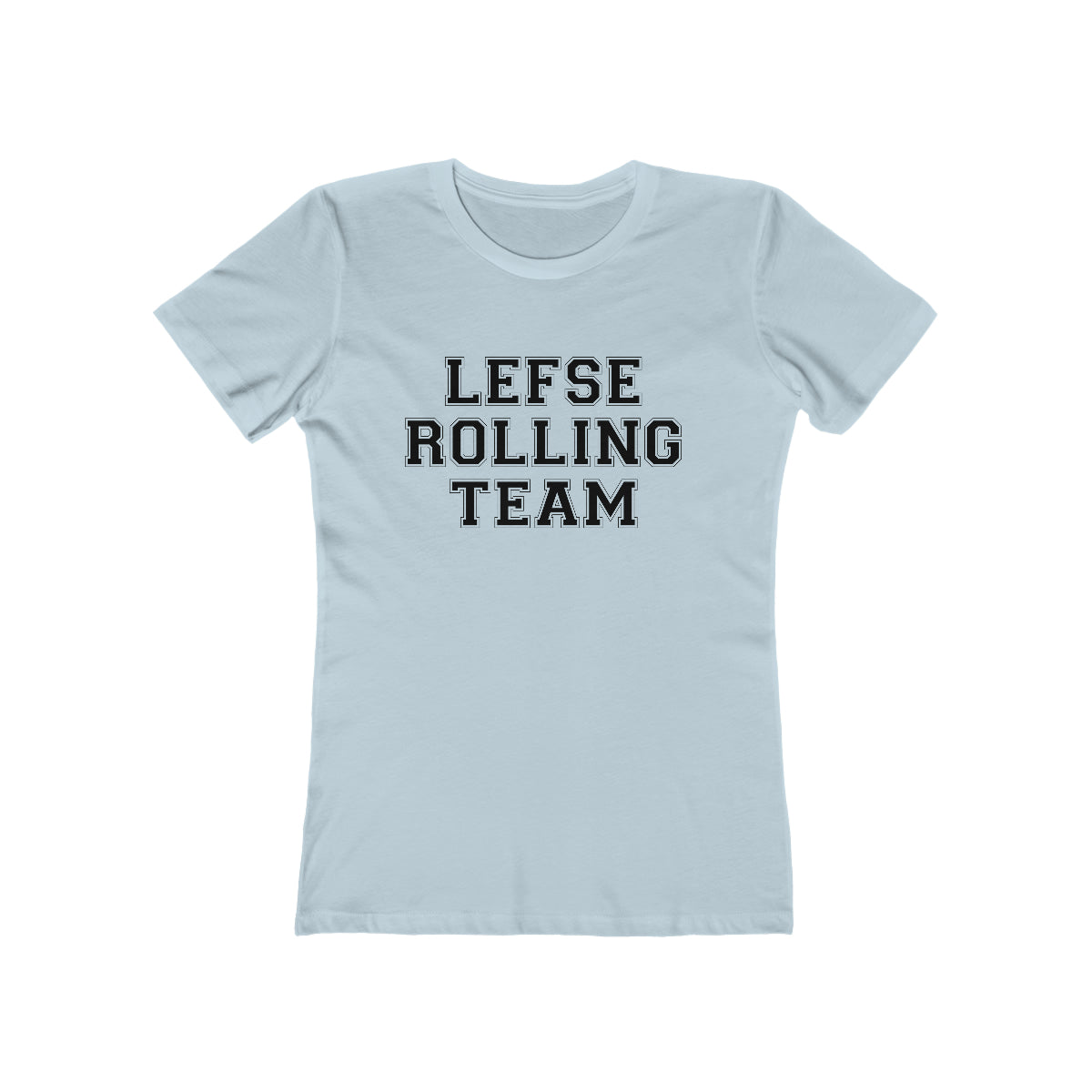 Lefse Rolling Team Women's Fit T-Shirt Scandinavian Design Studio
