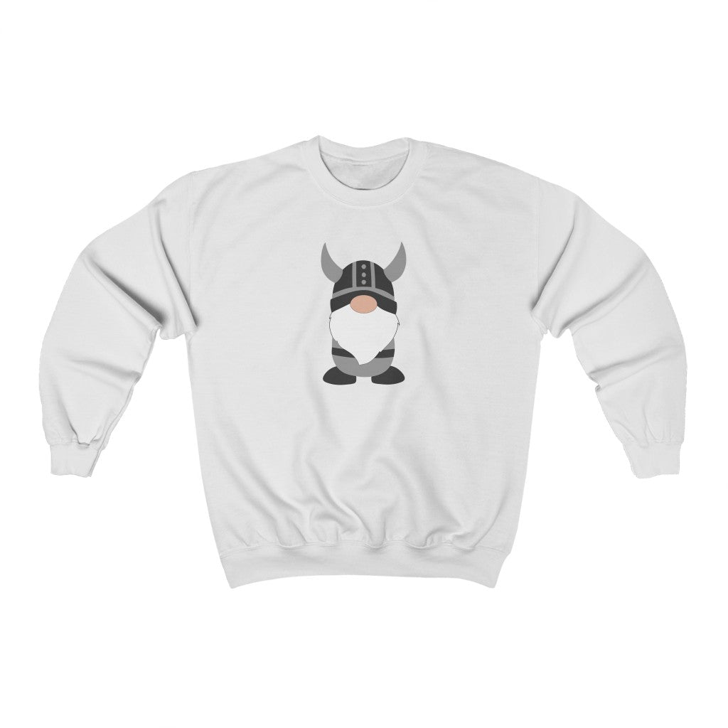 Viking Boy Gnome Sweatshirt White / L - Scandinavian Design Studio
