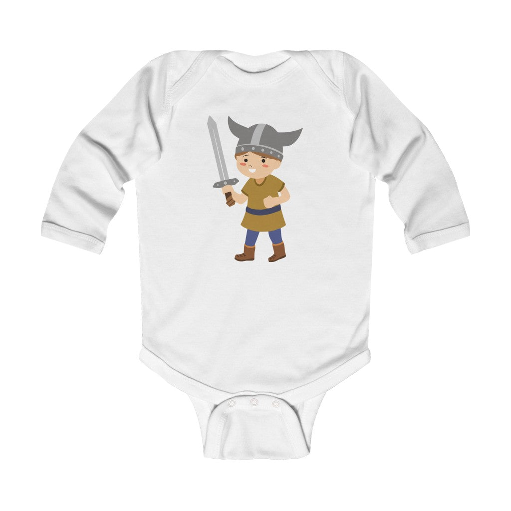 Viking Boy Long Sleeve Bodysuit Scandinavian Design Studio