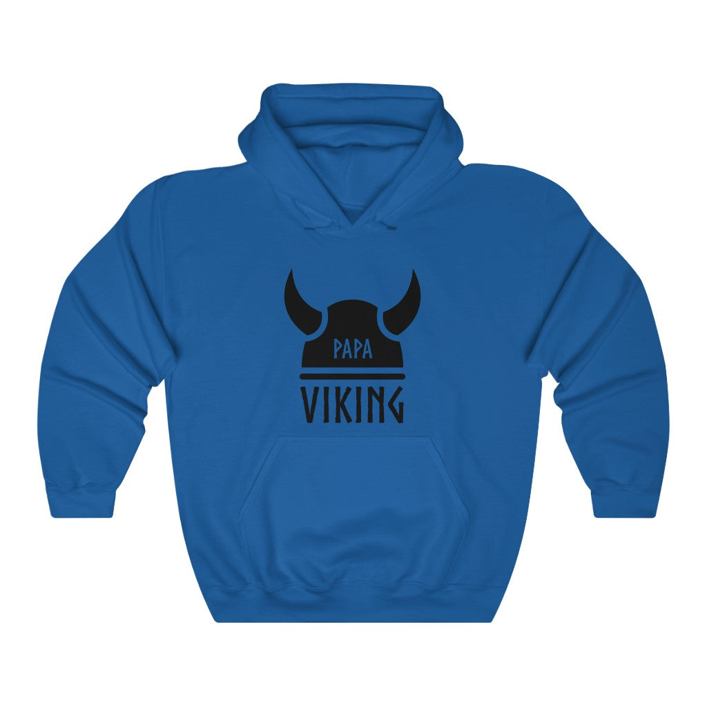 Papa Viking Hooded Sweatshirt Scandinavian Design Studio
