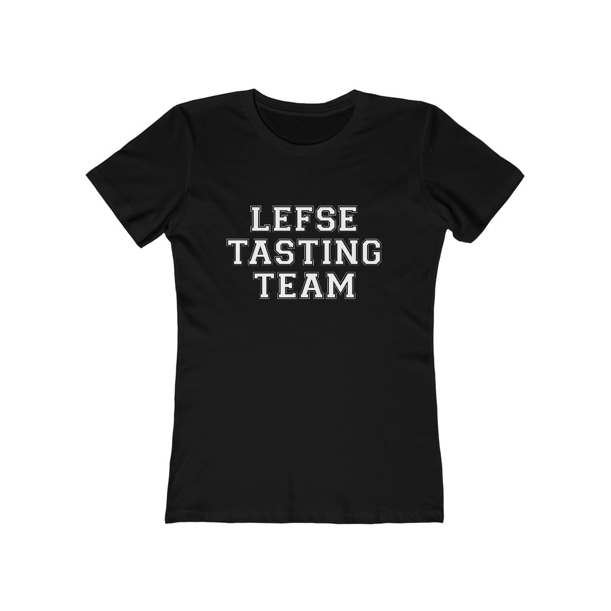 Lefse Tasting Team Women's Fit T-Shirt Scandinavian Design Studio