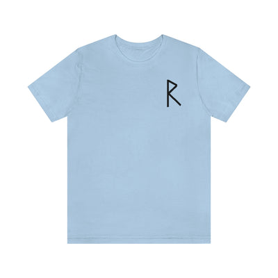 Raidho (Journey) Viking Rune Unisex T-Shirt Scandinavian Design Studio