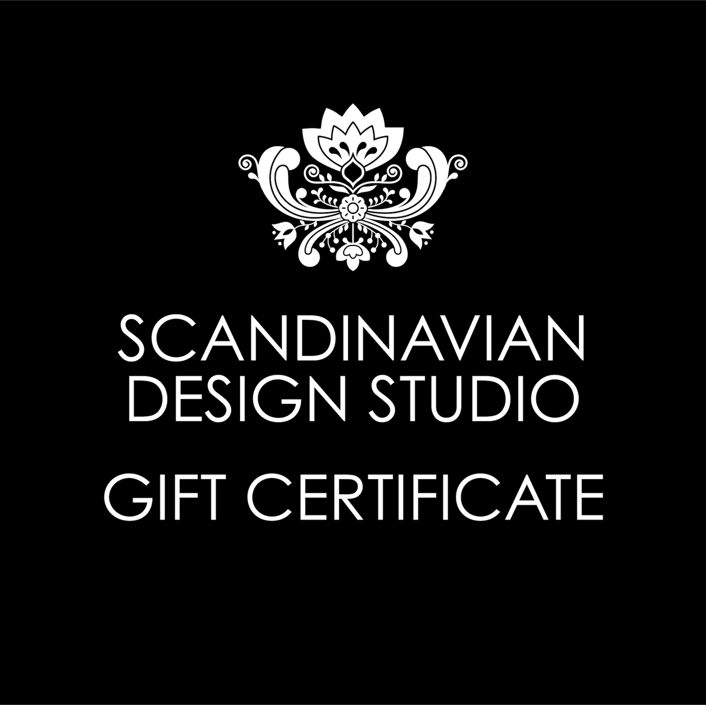 Gift Card Scandinavian Design Studio