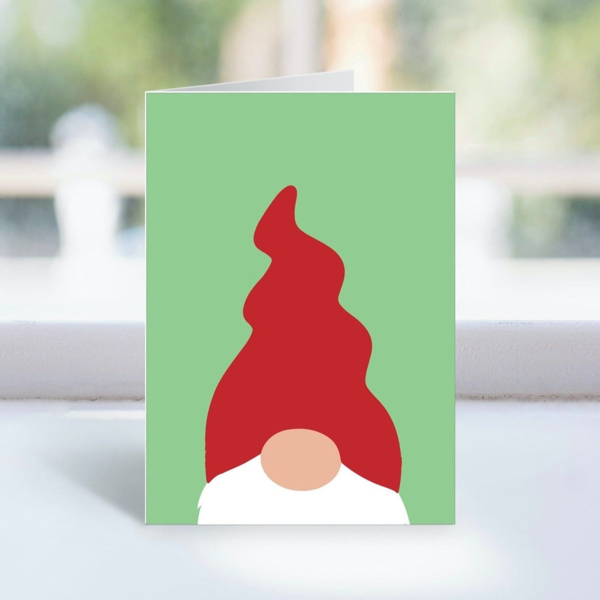 Red Hat Gnome Christmas Cards Scandinavian Design Studio