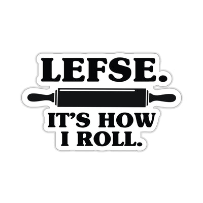 Lefse It's How I Roll Sticker