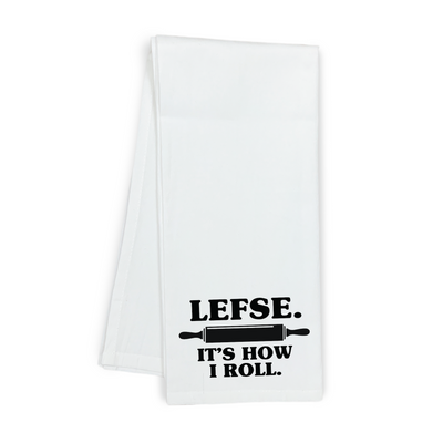Lefse It's How I Roll Tea Towel Scandinavian Design Studio