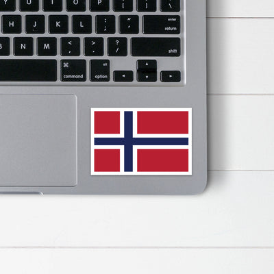 Norwegian Flag Sticker Scandinavian Design Studio