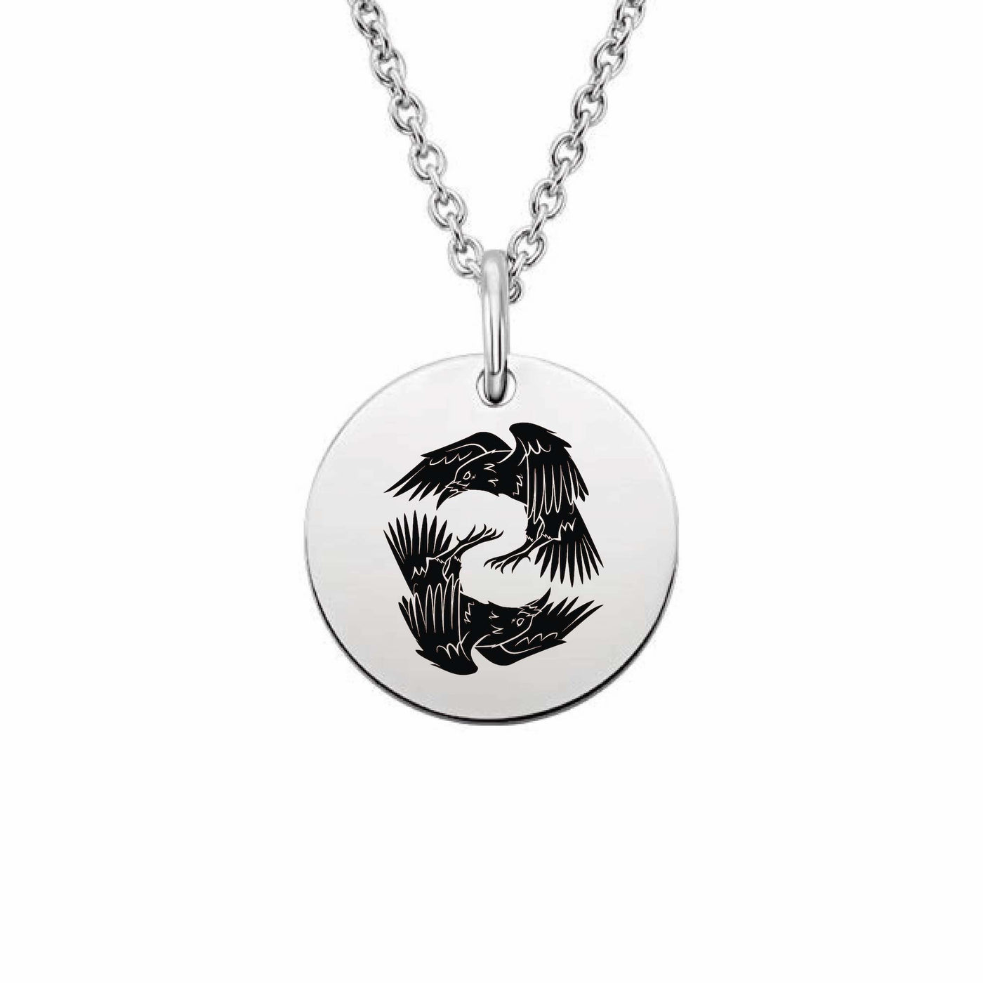 Odin's Ravens Pendant Necklace Scandinavian Design Studio