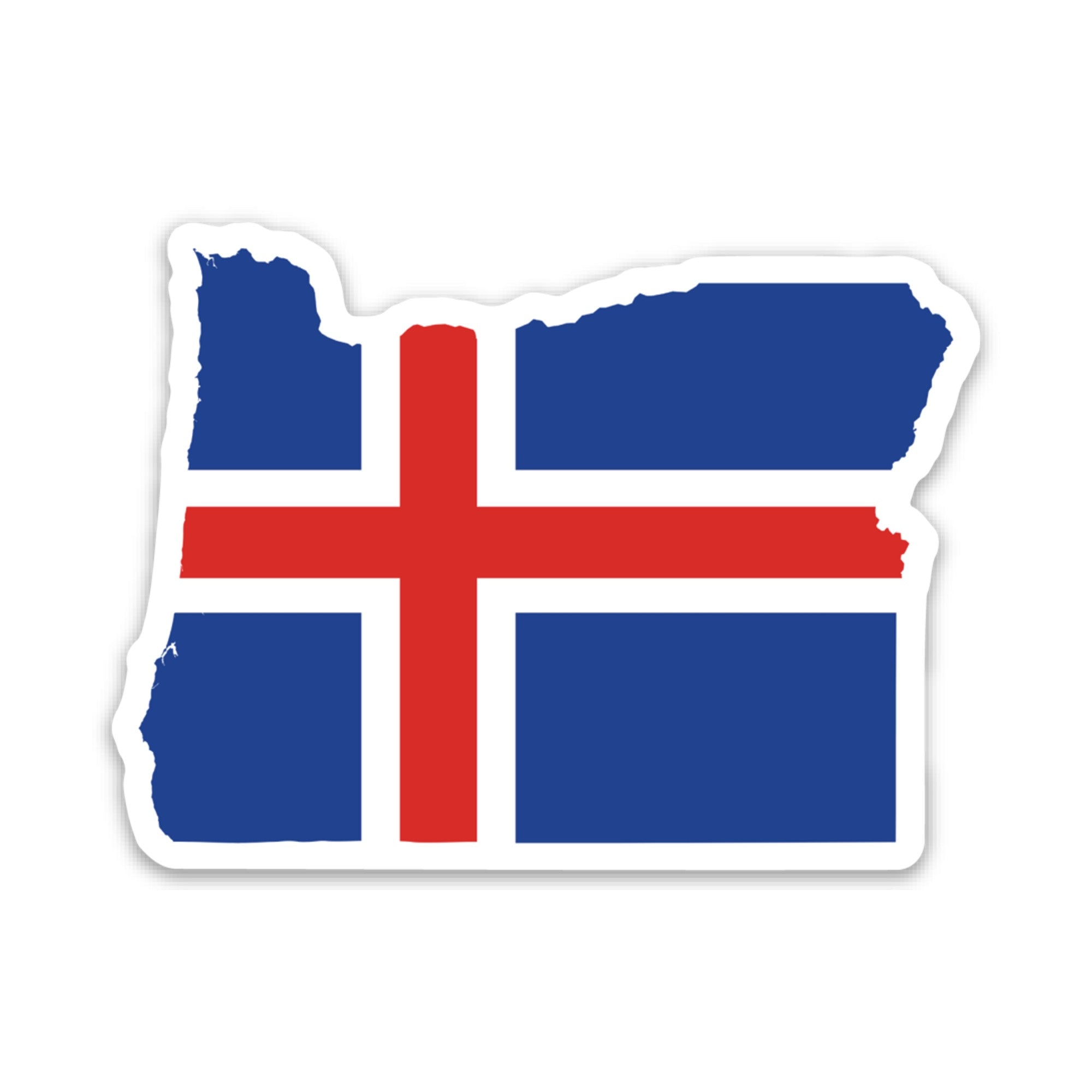 Oregon Icelandic Flag Sticker – Scandinavian Design Studio