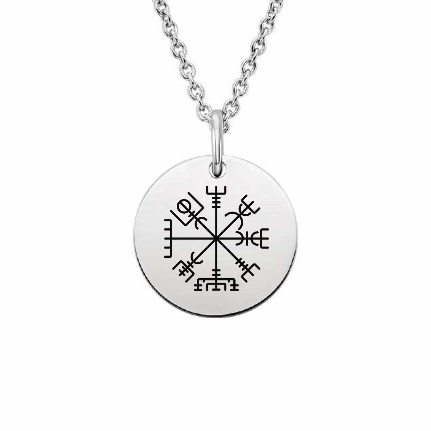 Vegvisir Viking Compass Pendant Necklace Scandinavian Design Studio