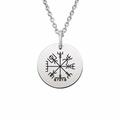 Vegvisir Viking Compass Pendant Necklace Scandinavian Design Studio
